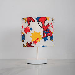 Modern Standard Lamp WDD-015 – Elegant design of white painted metal with heat-resistant vacuum velvet lampshade