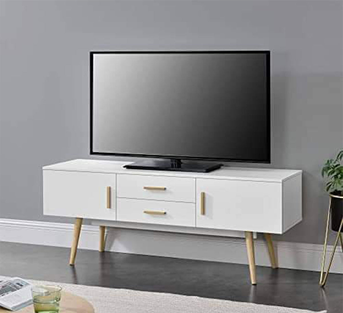 ترابيزة تليفزيون خشب MDF عالي الجودة - HFS-093