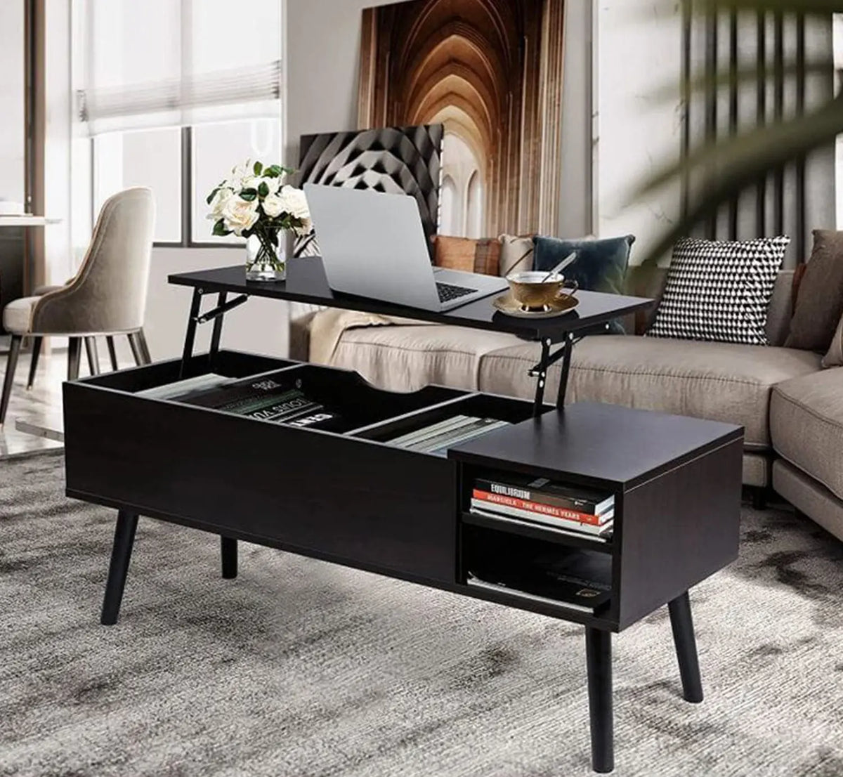 High quality MDF wood coffee table - OFS-040