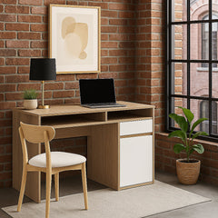 مكتب خشب MDF عملي بتصميم عصري للعمل والدراسة – WAF-240