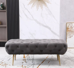 بانكيت ديكوري من MDF والموسكي مع تغطية جلد وقطيفة – تصميم عصري فاخر