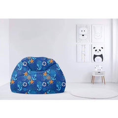 Children's plush bean bag with linen -PRV-061