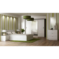 Master bedroom made of Spanish MDF wood - MAD-012