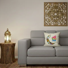 Ramadan Cushion 40×40 cm with Fiber Filling and Zipper – Elegant Ramadan Design | OS-RAM-036