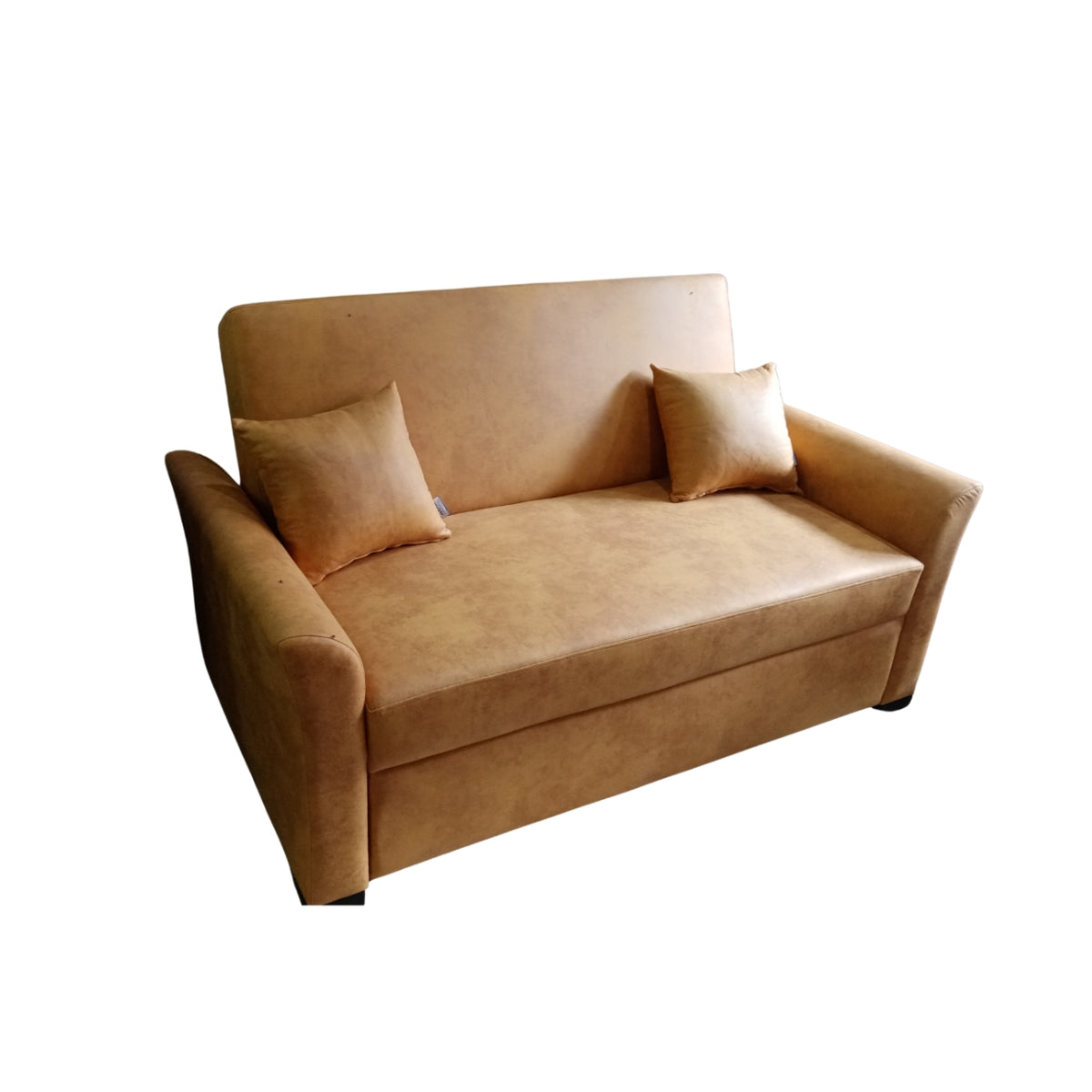 Manx 2-Seater Sofa Bed - Red Beech Wood - HST-077