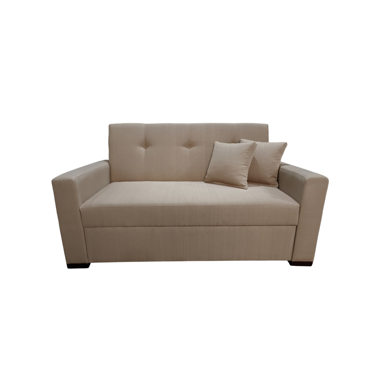 Manx 2-Seater Sofa Bed - Red Beech Wood - HST-066
