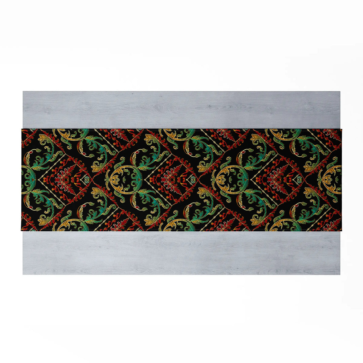Velvet fabric dining tablecloth in linen - PRV-203