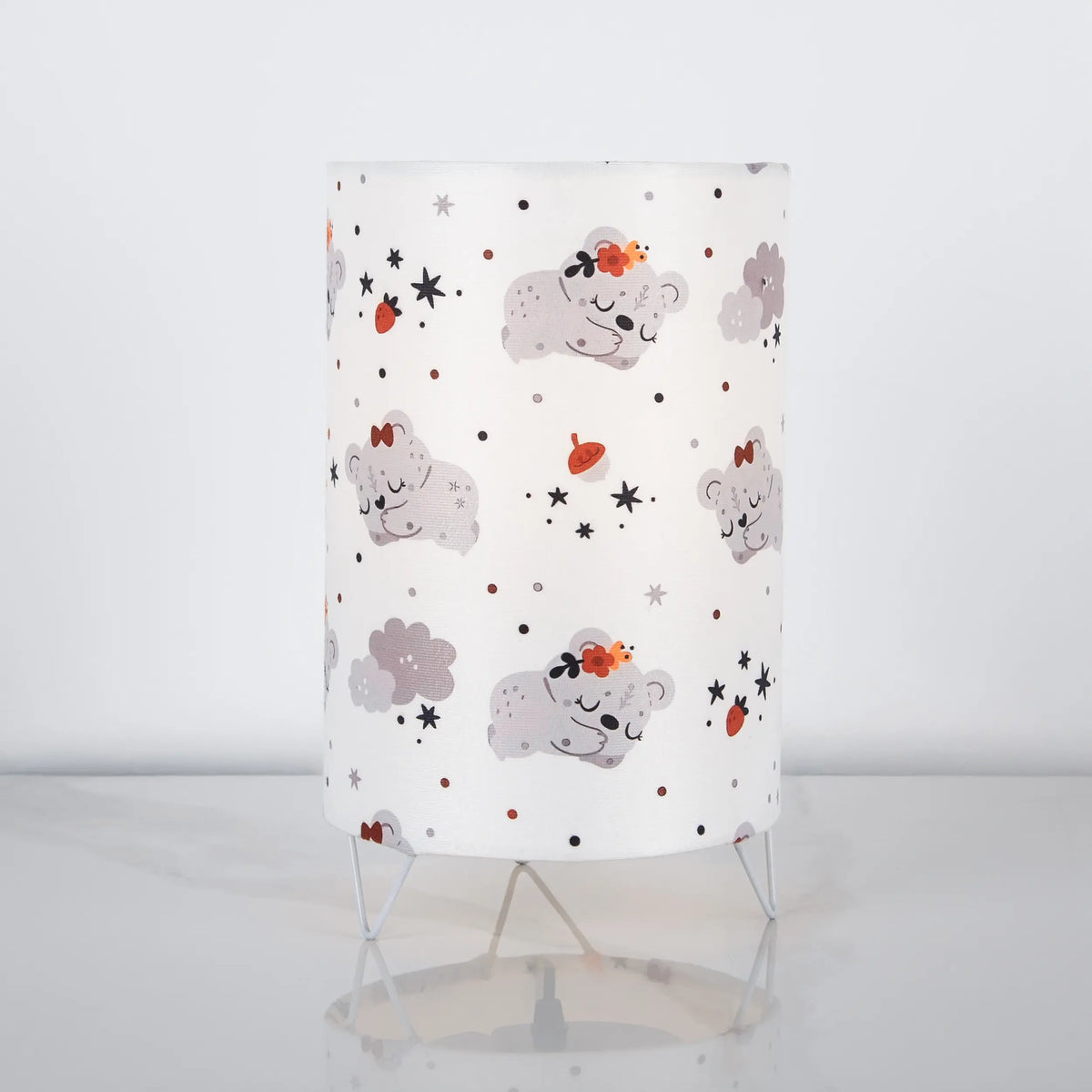 Modern Lamp WDD-018 – Elegant design with iron chassis and heat-resistant vacuum layer with luxury printed fabric
