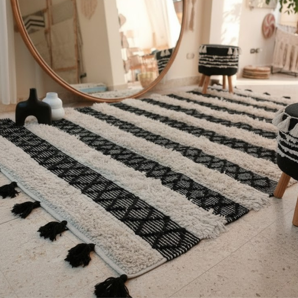 سجاد هاند ميد صوف فاخر متعدد المقاسات – موديل HAZ-065 من أوسكار فرنتشر