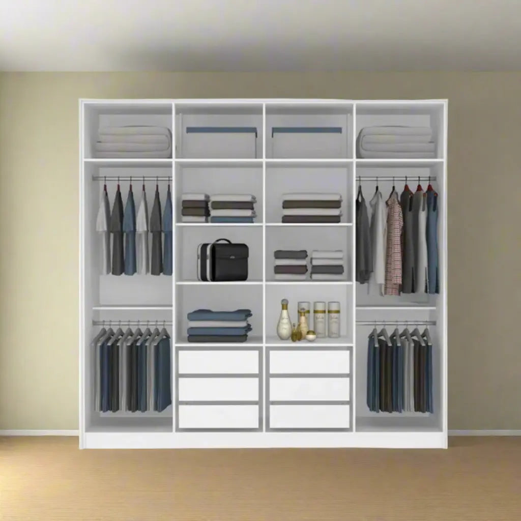 دريسنج خشب MDF معالج بتصميم عصري (220×50×200 سم)