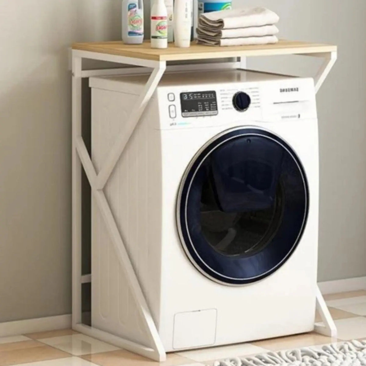 High Quality MDF Wood Bathroom Storage Unit - OSM-484