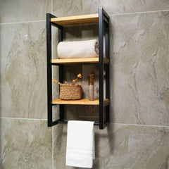 High quality MDF wood shelf bathroom unit - OSM-496