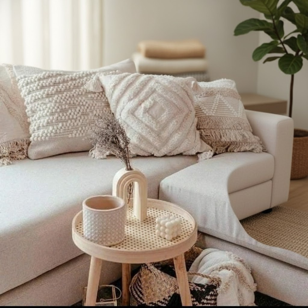 Handmade wool cushion size 45×45 cm from Oscar Furniture – distinctive design HAZ-122