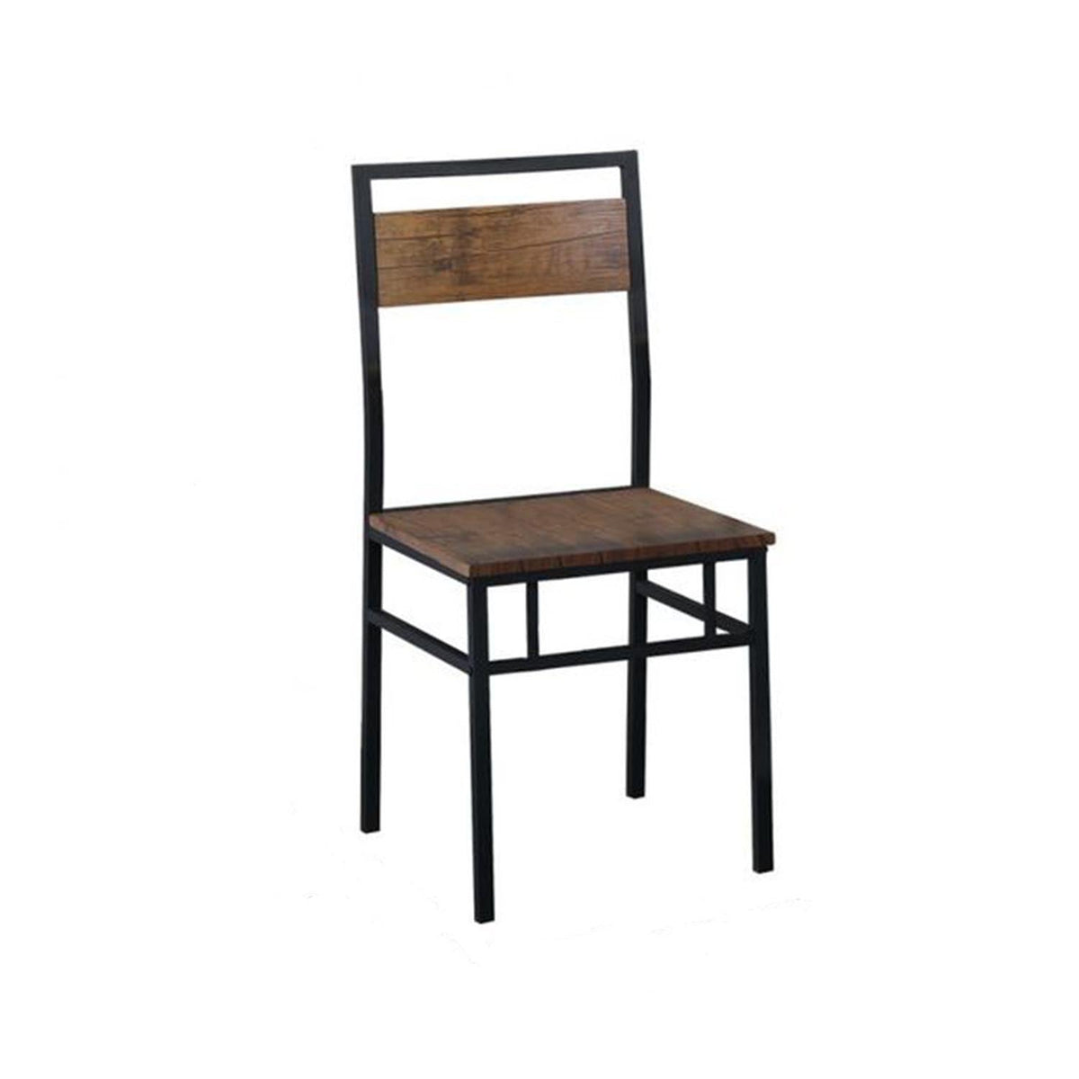 Iron and Melamine Wood Chair - MTC-080