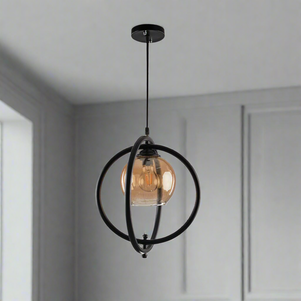 Aluminum chandelier with a modern design for elegant lighting