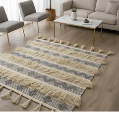 Handmade luxury wool carpet in various sizes – Model HAZ-014 from Oscar Furniture