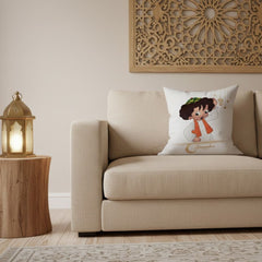 Ramadan Cushion 40×40 cm with Fiber Filling and Zipper – Elegant Ramadan Design | OS-RAM-018