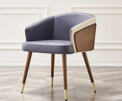Beech wood chair with oak veneer - OS-407
