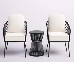 Set of 2 chairs and a table made of rattan - OS-282