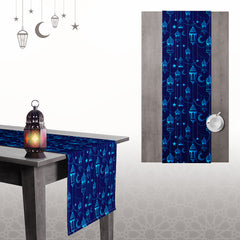 Ramadan Dining Tablecloth Velvet Sabia Imported in Two Sizes – A Touch of Luxury for the Ramadan Table | OS-RAM-107