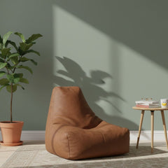 Jaguar Chair, Premium and Very Stylish Leather in Camel Color ELH-101