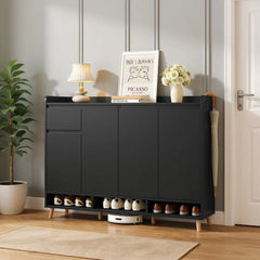 Modern MDF Wood Shoe Rack for Shoe Organization – WAF-187