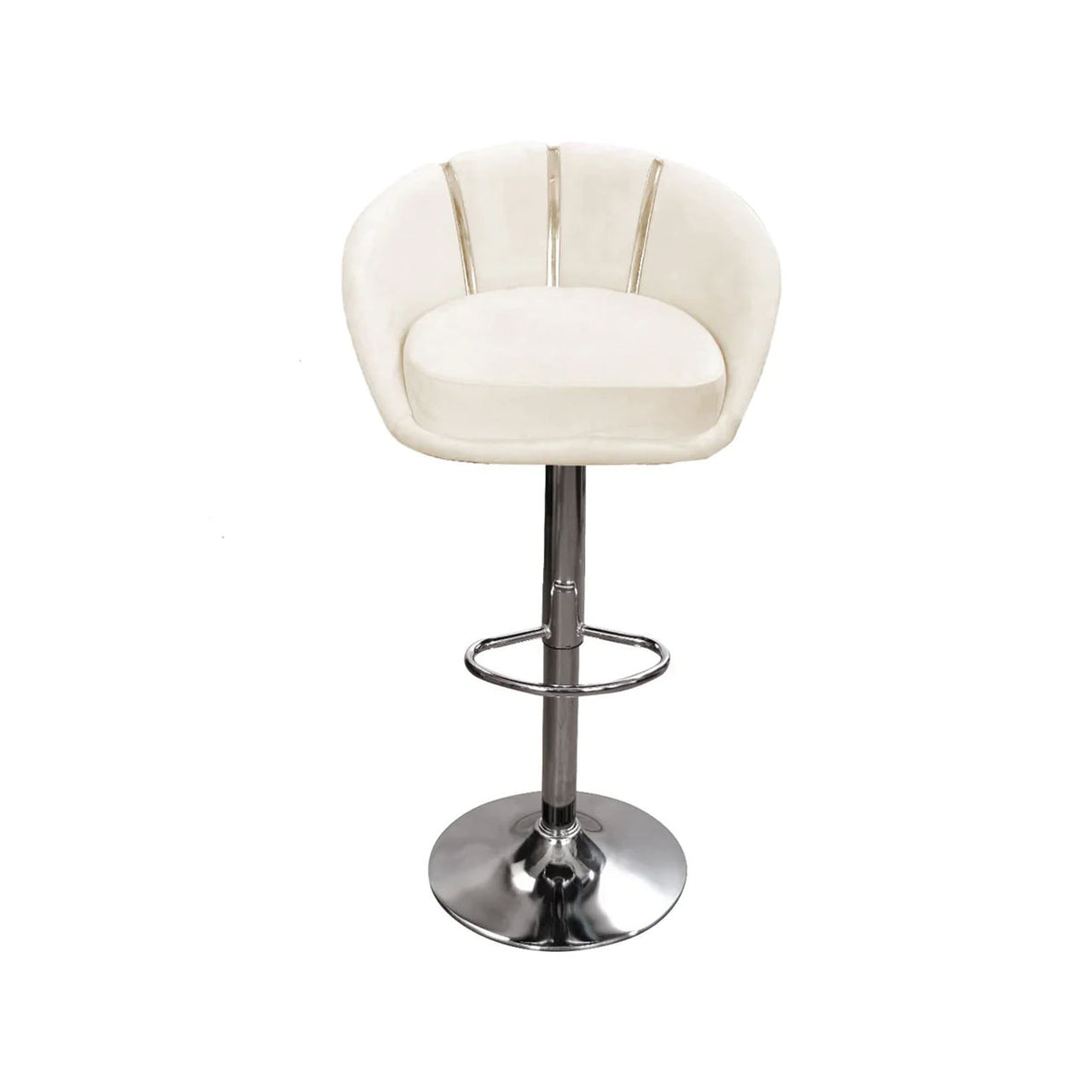 Hydraulic Velvet Bar Stool - OMA-007