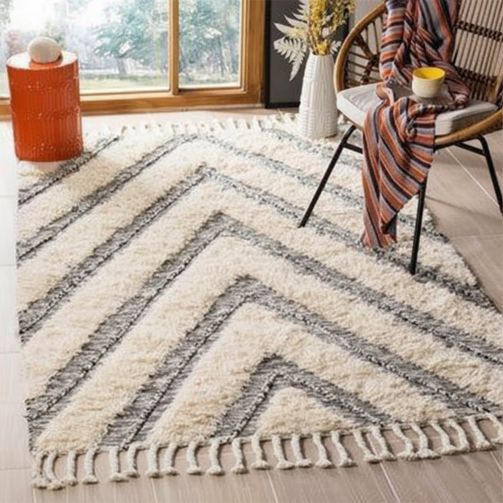 I see a hand-made carpet