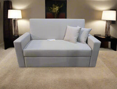 Manx 2-Seater Sofa Bed - Red Beech Wood - HST-084