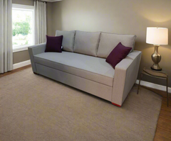 3 seater sofa with fixed back - red beech wood - HST-009