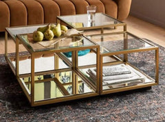 Amaya metal steel coffee table, electrostatic paint