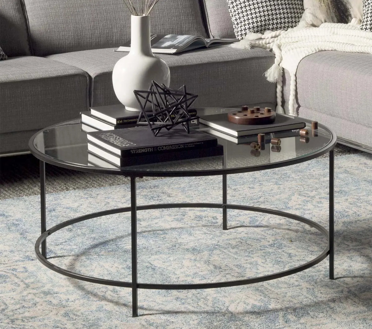 Bucky Metal Steel Coffee Table, Thermal Electrostatic Paint