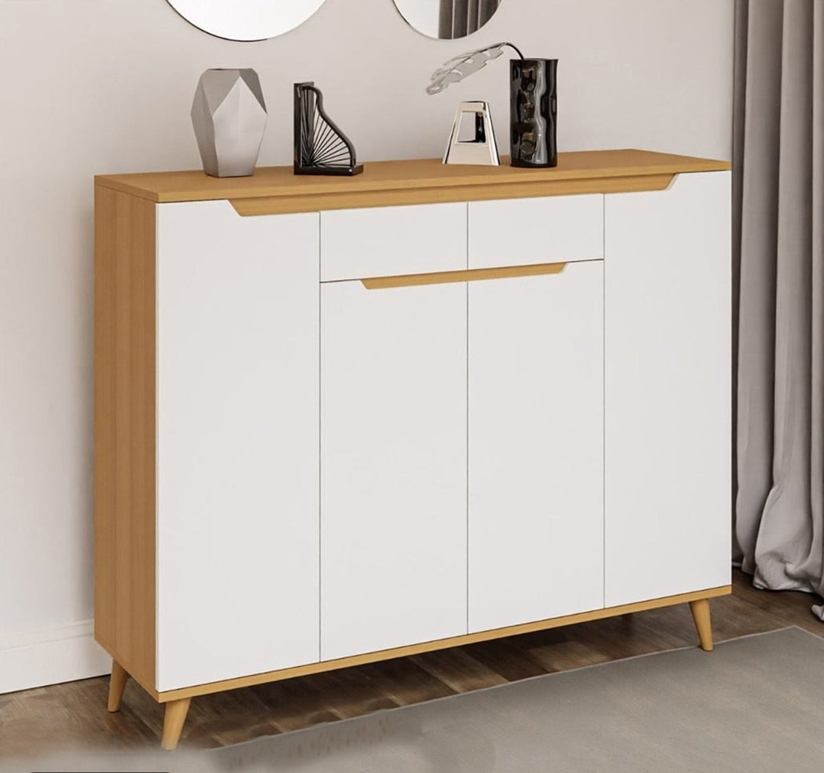 High quality MDF wooden shoe cabinet - OAL-010
