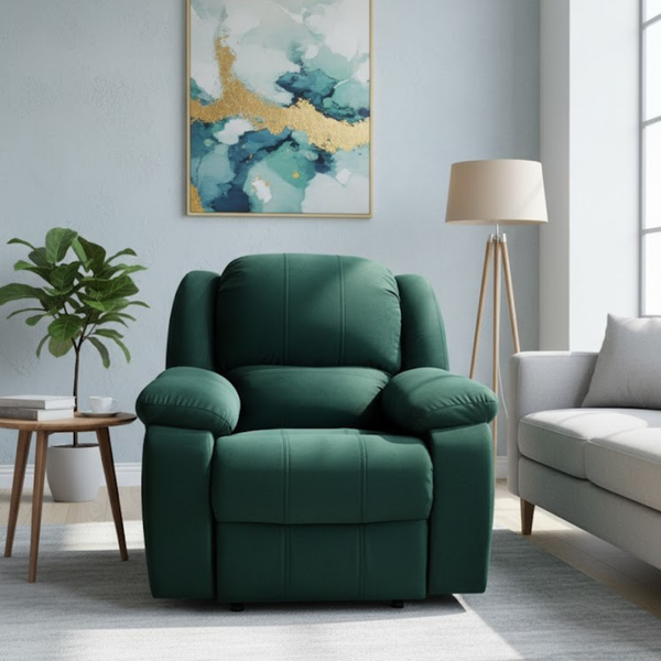 Lazy Boy Chair RLB-005 – Rocking, Swivel, and Massage with Chaise Lounge and Mobile Holder