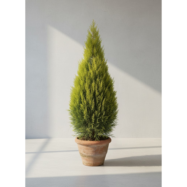 شجرة سرو ليموني EGP-010 – شجرة زينة بلون أخضر فاتح تضيف لمسة من الانتعاش الطبيعي لأعمال اللاندسكيب والديكور الخارجي