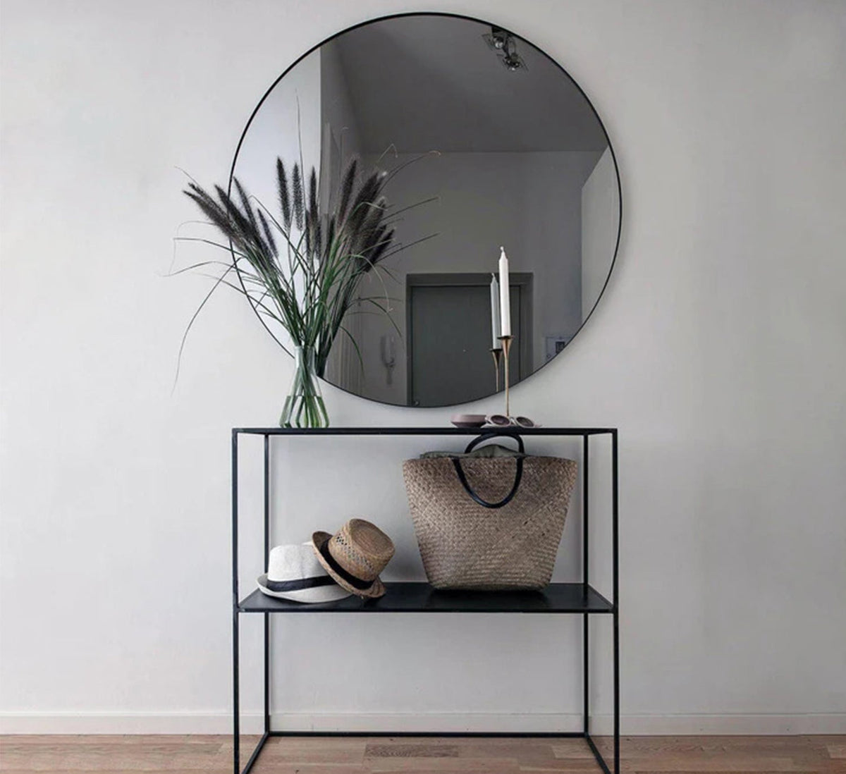 Mirror and console made of steel - SRS-059