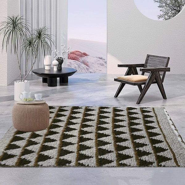 سجاد هاند ميد صوف فاخر متعدد المقاسات – موديل HAZ-075 من أوسكار فرنتشر