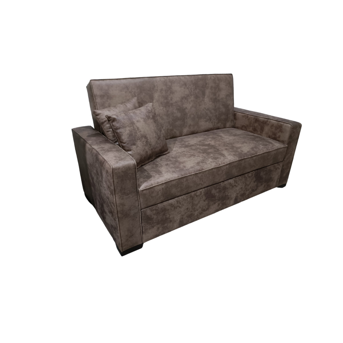 Manx 2-Seater Sofa Bed - Red Beech Wood - HST-071