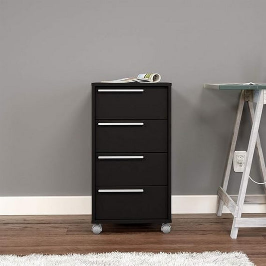 Black MDF drawer unit - 76x40x45 cm - OSM-553