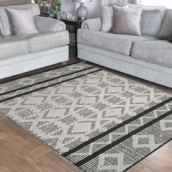 سجاد هاند ميد صوف فاخر متعدد المقاسات – موديل HAZ-073 من أوسكار فرنتشر