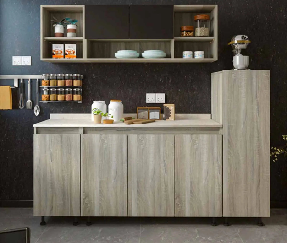 High quality MDF wood 3 piece kitchen - O-SRH-131