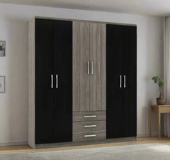 MDF wood wardrobe with melamine layer - KYN-110