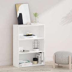 White MDF children's library - 80x60x25 cm - OSM-555