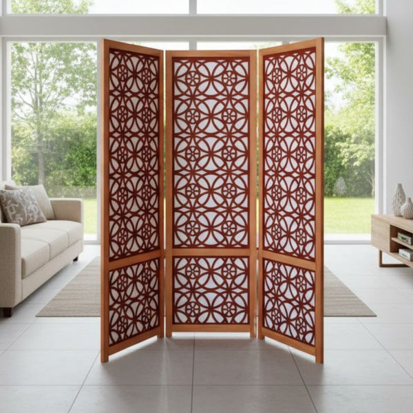 Islamic Perfume Triple Beech Wood Laser Engraved Size 180×180 cm - RDB-002