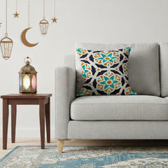 Ramadan Cushion 40×40 cm with Fiber Filling and Zipper – Elegant Ramadan Design | OS-RAM-042