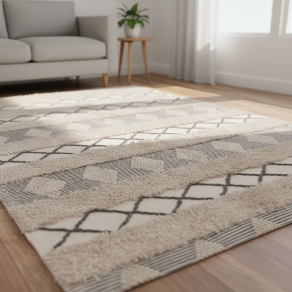 سجاد هاند ميد صوف فاخر متعدد المقاسات – موديل HAZ-070 من أوسكار فرنتشر