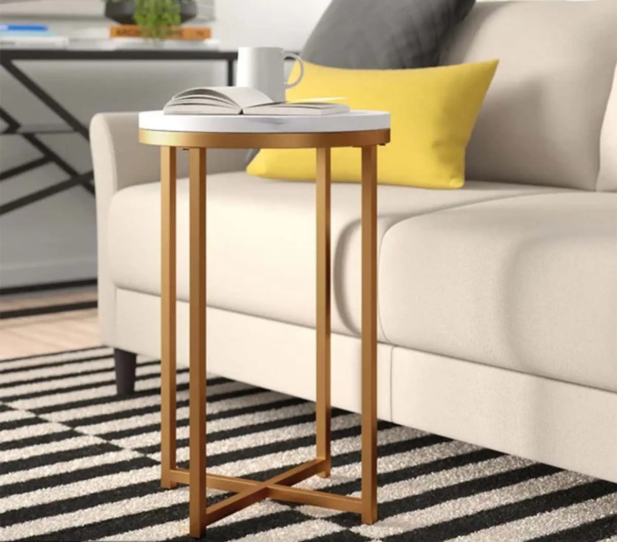 High quality MDF wood side table - O-SRH-065