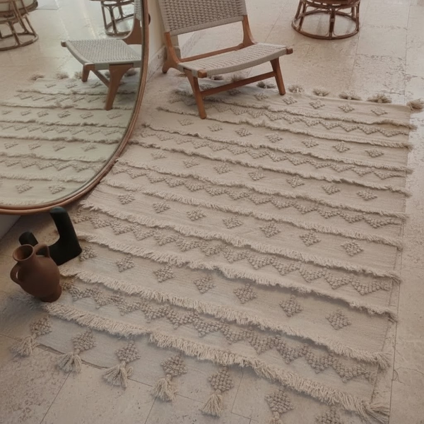 سجاد هاند ميد صوف فاخر متعدد المقاسات – موديل HAZ-037 من أوسكار فرنتشر