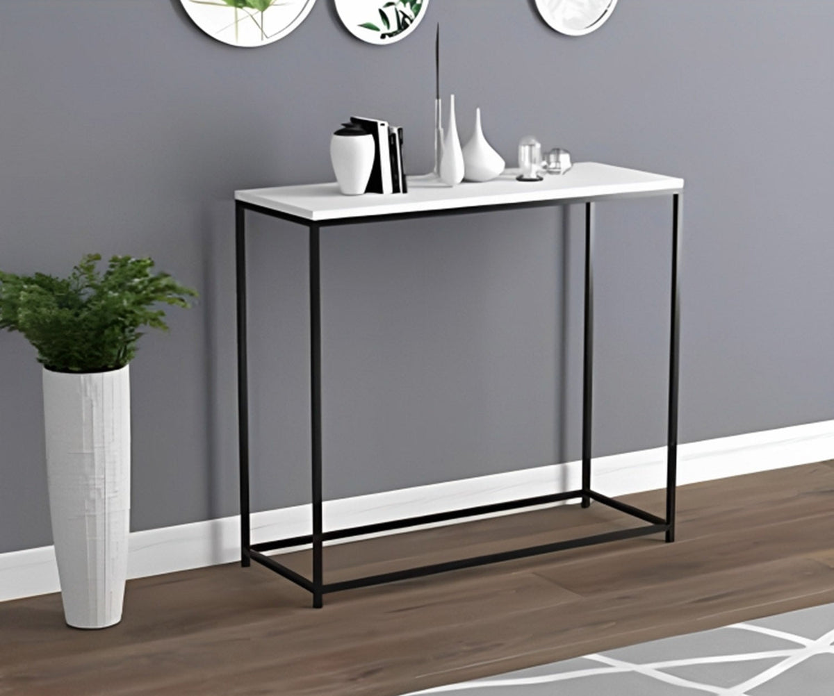 Iron and Melamine wood console - MTC-055