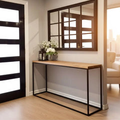 كونسول مودرن ELET-032 – حديد مع خشب MDF بتصميم أنيق للمدخل والمعيشة
